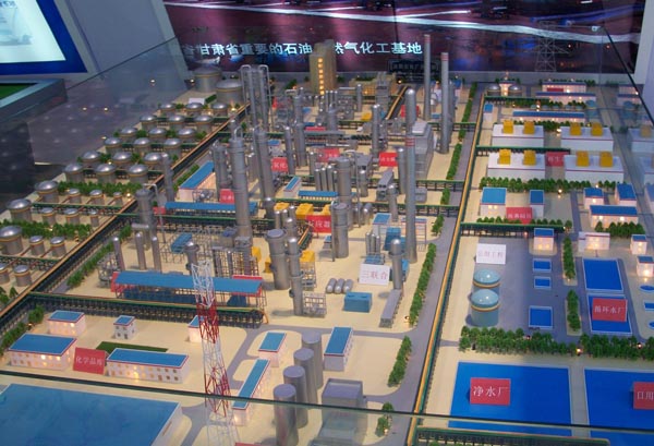 蘭州制作工業(yè)廠區(qū)沙盤